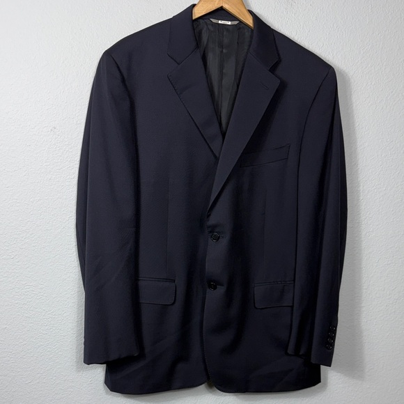 Canali‎ Men's Single Breasted Wool Blazer